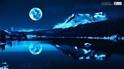 Perfect Reflection Of The Full Moon Nature Hd Wallpaper Flickr
