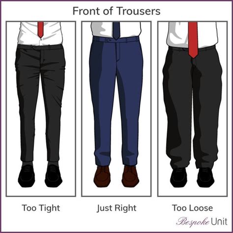 If your chest measures 42, you should purchase a 42 suit. How Trousers Should Fit in 2020 (With images) | Suits men ...