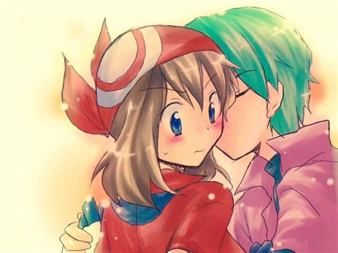 May And Drew Contestshipping Love This Art Pokemon Manga Pokemon