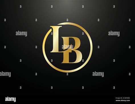 Initial Monogram Letter Lb Logo Design Vector Template L B Letter Logo
