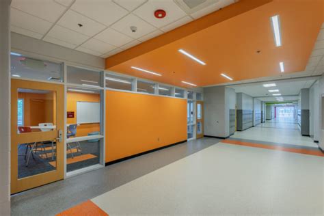 Asheville Middle School Front Interior Barnhill Contracting Company