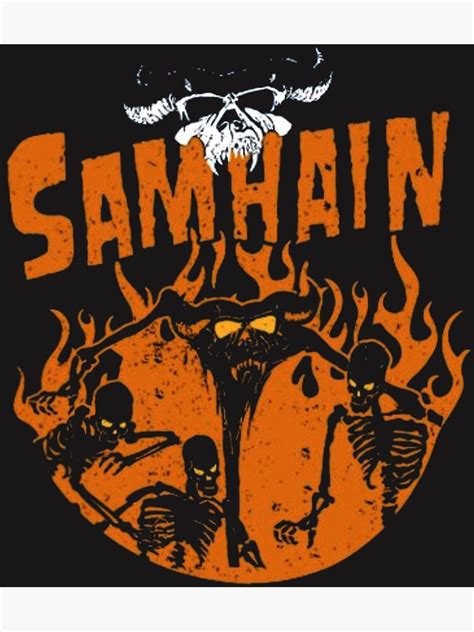Samhain Band Poster For Sale By Naruaafmei Redbubble