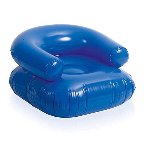 Ebuygb Inflatable Floating Blow Up Lounge Chair In Blue Inflatable