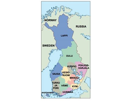 Homepage finland location on world map. finland presentation map | Vector World Maps