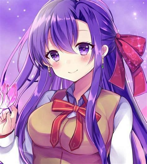 Anime Girl Purple Cute Hot Sex Picture