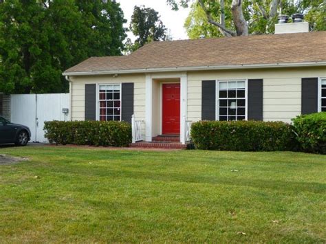 Image Result For Cream House Shutter Colors Red Door House Tan House