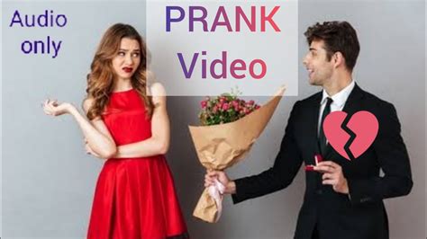 Prank On Girl Proposing Prank Gone Wrong Audio 💔💔 Youtube