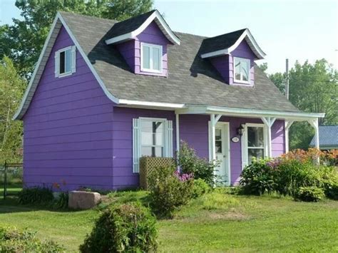 Cute Purple House Exterior Paint Colors For House Purple Home House