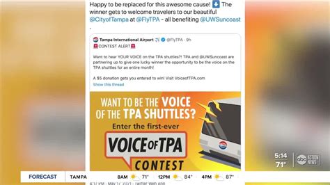 Voice Of Tpa Contest Benefits United Way Suncoast