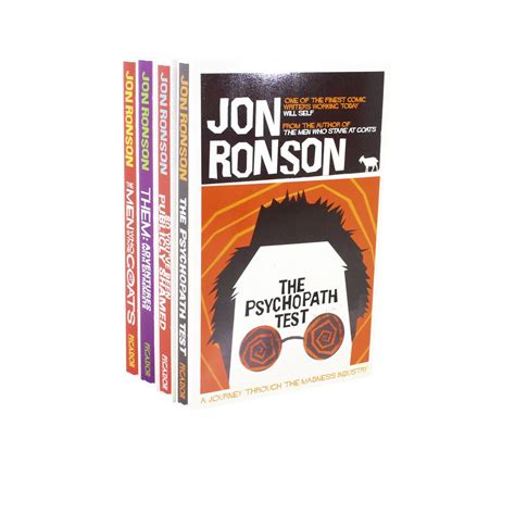 Jon Ronson 4 Books Collection Set Paperback — Books2door