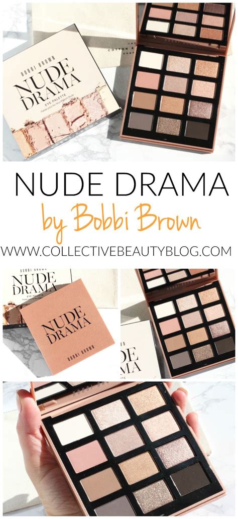 Bobbi Brown Nude Drama Eyeshadow Palette Makeup Beauty