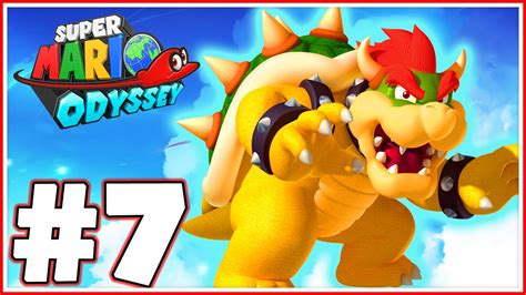 Super Mario Odyssey Walkthrough Part 7 Bowsers Kingdom Youtube