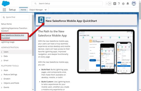 New Salesforce Mobile Application Configure And Customization