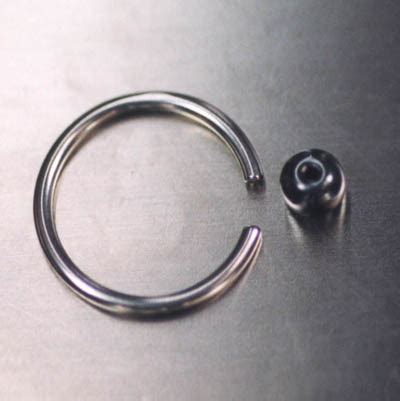 This may take some practice and gentle prodding. How to Open Rings Captive Bead Rings CBR