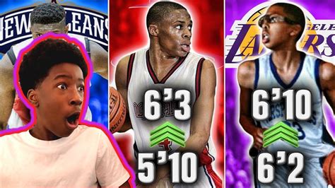 10 Nba Stars That Had Crazy Growth Spurts Reaction Youtube