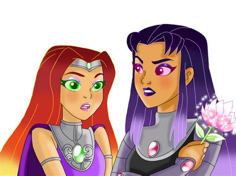 Alien Sisters Starfire And Blackfire From Superhero Girls Adolescent