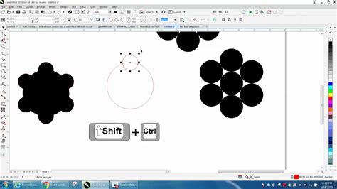 Usually we need to rotate an object around its own frame/pivot and not around. Corel Draw Tips & Tricks Rotate Circle around and make ...