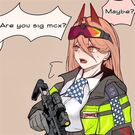 Power And Sig Mcx Girls Frontline And More Drawn By Black S Danbooru