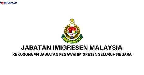 Pengarah jabatan imigresen negeri perak. Jawatan Kosong Terkini Jabatan Imigresen Malaysia ...