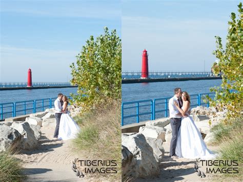 On The Other Side Of The Camera Lake Michigan Trash The Dress With