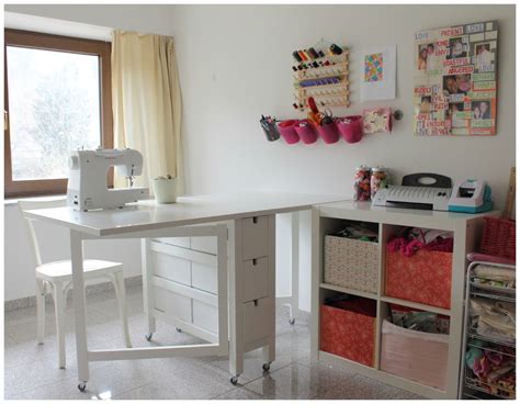 Use a measuring tape to perfectly. Norden Gateleg with Wheels Sewing Table | Salas de costura ...
