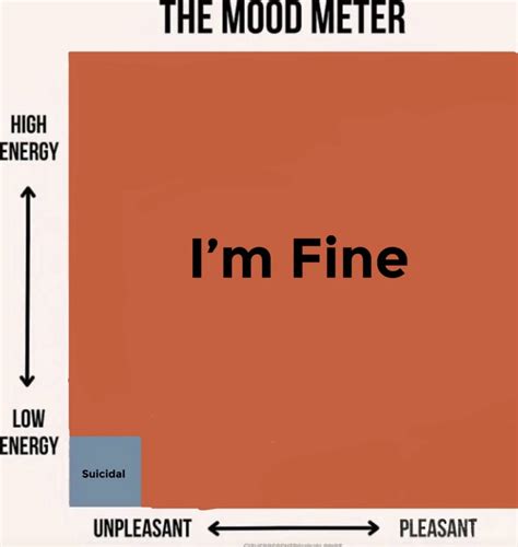 The Mood Meter (I'm Fine vs. Suicidal) | The Mood Meter | Know Your Meme