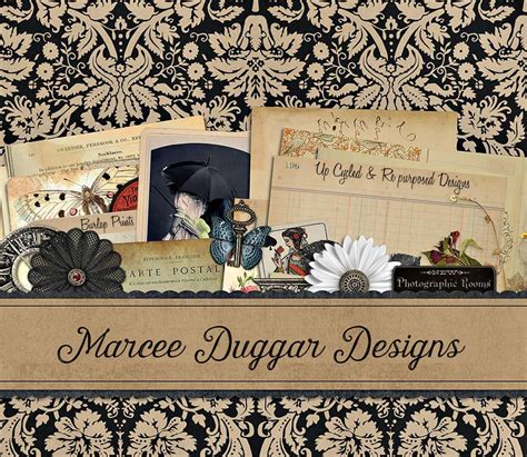 Marcees Designs Vintage Script Photoshop Brushes