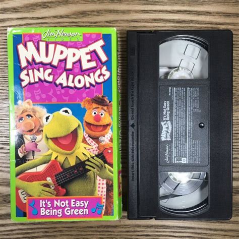 Muppet Sing Alongs Its Not Easy Being Green Vhs 1994 For Sale
