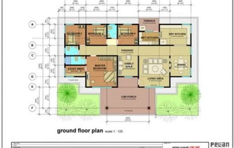Bina rumah floor plan sewa 2 bilik 525 sq ft. Pelan Rumah 5 Bilik Tidur | Desainrumahid.com