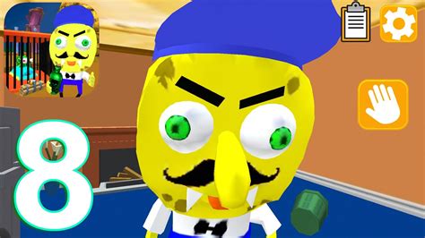 Sponge Neighbor Escape 3d Gameplay Walkthrough Part 8 Leve 1 4 Ios