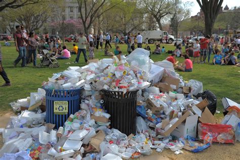 Mounds Of Trash Take The Bloom Off Cherry Blossom Festival The