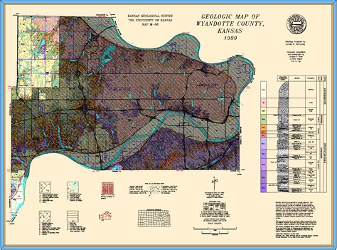 In rice county, most residents own their homes. KGS--Geologic Map--Wyandotte--Large Map