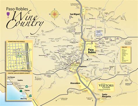 Paso Robles Wine Tasting Map Paso Robles Daily News