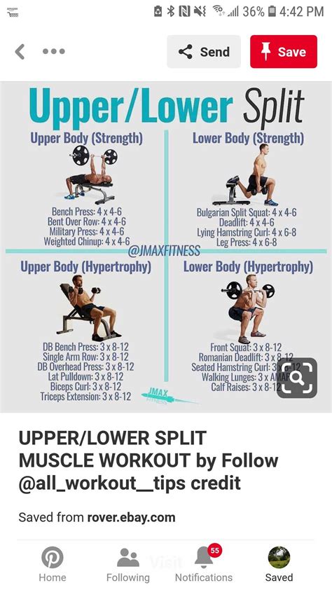 Upperlower Split Lower Body Workout Body Workout Plan Workout Plan Gym