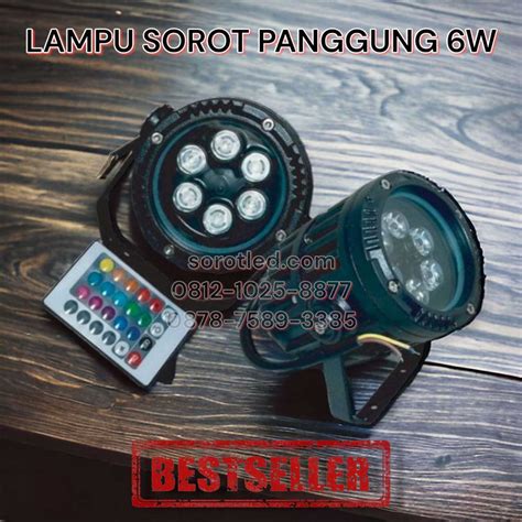 Lampu Sorot Panggung Rgb W Mini Terbaru Cahaya Glodok