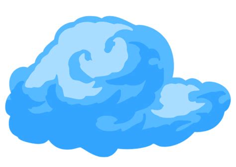 Blue Watercolor Clouds Vector Png Images Cute Cartoon Blue Clouds