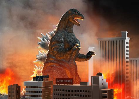 Scene From Godzilla Vs Biollante By Ldn Rdnt On Deviantart