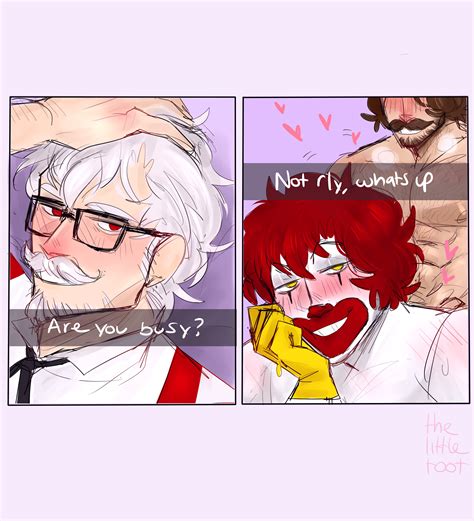 Ronald Mcdonald Colonel Sanders And The King Mcdonald S And 3 More Drawn By Big Boobie Town