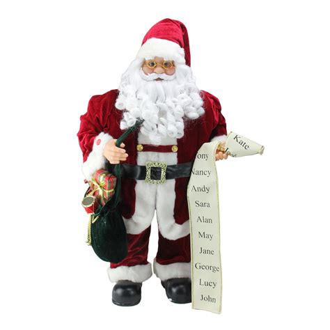 32 Battery Operated Animated Standing Santa Claus Musical Christmas