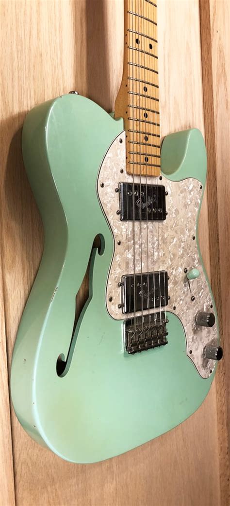 2001 Fender Telecaster 72 Thinline Surf Green Guitars
