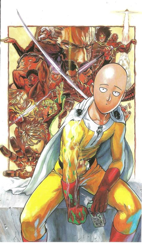 One Punch Man Saitama character painting #manga #Saitama One-Punch Man