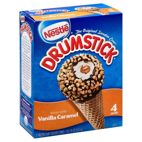 Nestle Drumstick Vanilla Caramel Sundae Cones Shop Cones And Sandwiches