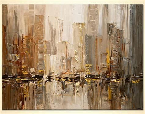 Check spelling or type a new query. Painting for sale - original contemporary city abstract ...