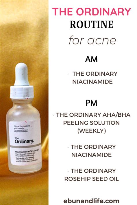 The Ordinary Skincare Routine For Acne The Ordinary Skincare Routine