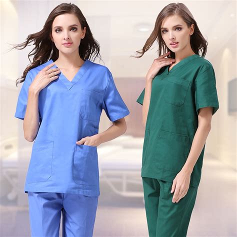 2018 New Short Sleeves Medical Uniforms Scrubs Isolation Medical