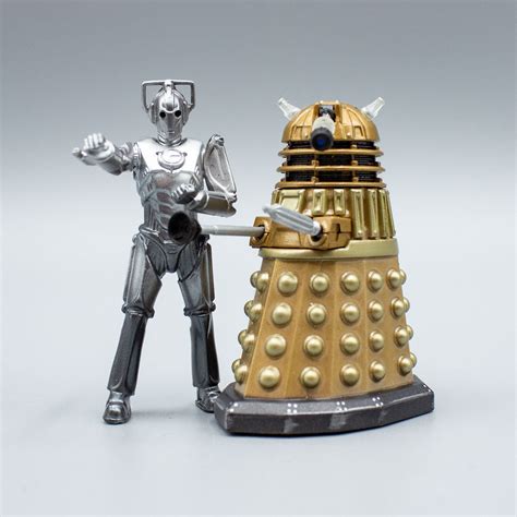 Doctor Who Dalek And Cyberman Mini Diecast Set Etsy