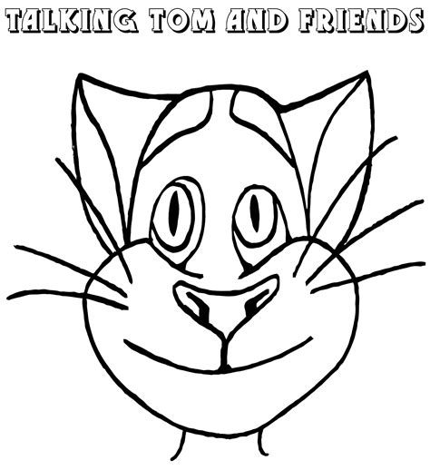 Talking Tom And Friends Coloring Pages Coloring Pages To Download And