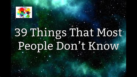 39 things that most people don t know psychology facts most people don t know in 2020 youtube