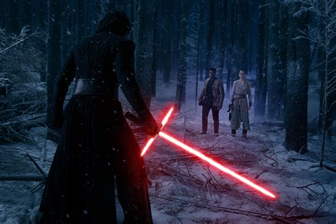 Star Wars Movie Still Star Wars The Force Awakens Rey Lightsaber
