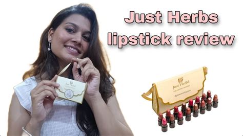 Just Herbs Lipstick Reviewmini Lipstick Review Micro Mini Trial Kit